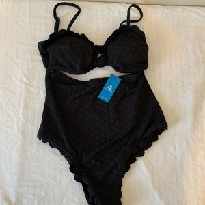 Cupshe Black Women Swim One Piece